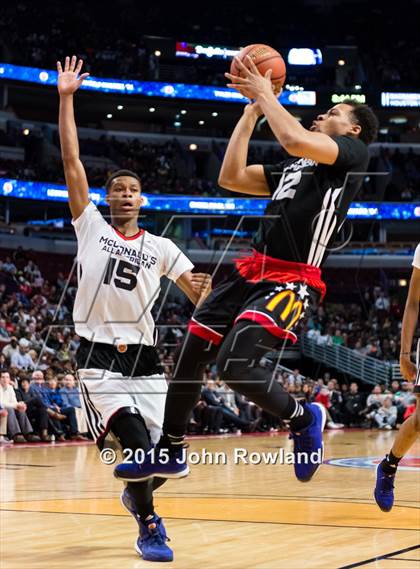 Thumbnail 3 in 2015 McDonald's All-American Boys Game photogallery.