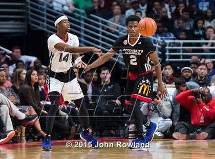Thumbnail 2 in 2015 McDonald's All-American Boys Game photogallery.