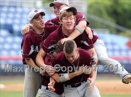 Thumbnail 3 in Livingston Manor vs. Loudonville Christian (NYSPHSAA Class D Final) photogallery.