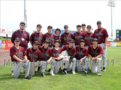 Thumbnail 2 in Livingston Manor vs. Loudonville Christian (NYSPHSAA Class D Final) photogallery.