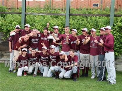 Thumbnail 3 in Livingston Manor vs. Loudonville Christian (NYSPHSAA Class D Final) photogallery.