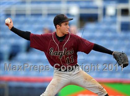 Thumbnail 3 in Livingston Manor vs. Loudonville Christian (NYSPHSAA Class D Final) photogallery.