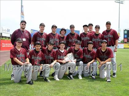 Thumbnail 2 in Livingston Manor vs. Loudonville Christian (NYSPHSAA Class D Final) photogallery.
