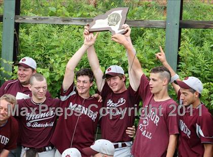 Thumbnail 1 in Livingston Manor vs. Loudonville Christian (NYSPHSAA Class D Final) photogallery.
