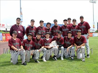 Thumbnail 1 in Livingston Manor vs. Loudonville Christian (NYSPHSAA Class D Final) photogallery.