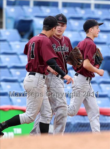 Thumbnail 2 in Livingston Manor vs. Loudonville Christian (NYSPHSAA Class D Final) photogallery.