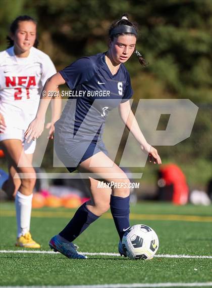 Thumbnail 3 in Norwich Free Academy @ Staples (CIAC Class LL first round) photogallery.