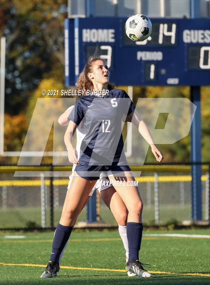 Thumbnail 1 in Norwich Free Academy @ Staples (CIAC Class LL first round) photogallery.