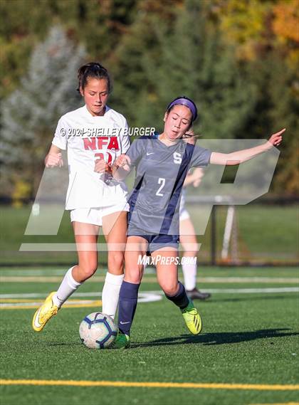 Thumbnail 3 in Norwich Free Academy @ Staples (CIAC Class LL first round) photogallery.