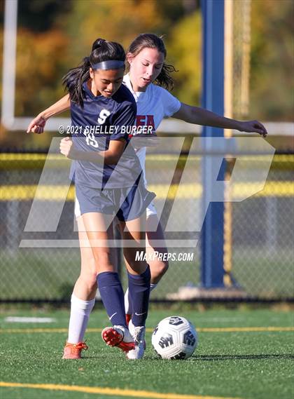 Thumbnail 1 in Norwich Free Academy @ Staples (CIAC Class LL first round) photogallery.