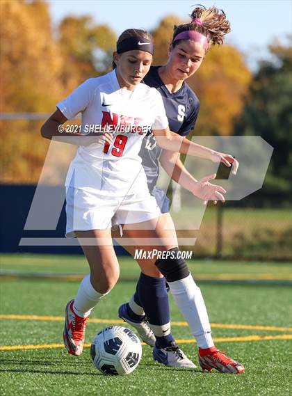 Thumbnail 1 in Norwich Free Academy @ Staples (CIAC Class LL first round) photogallery.