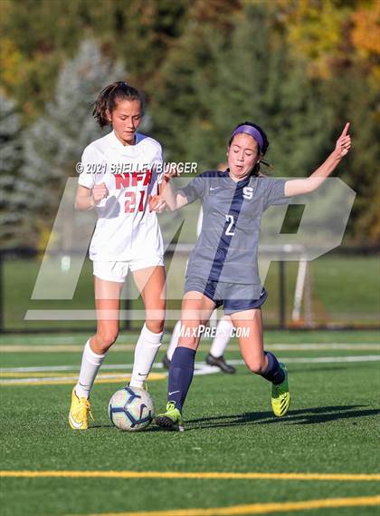 Thumbnail 2 in Norwich Free Academy @ Staples (CIAC Class LL first round) photogallery.