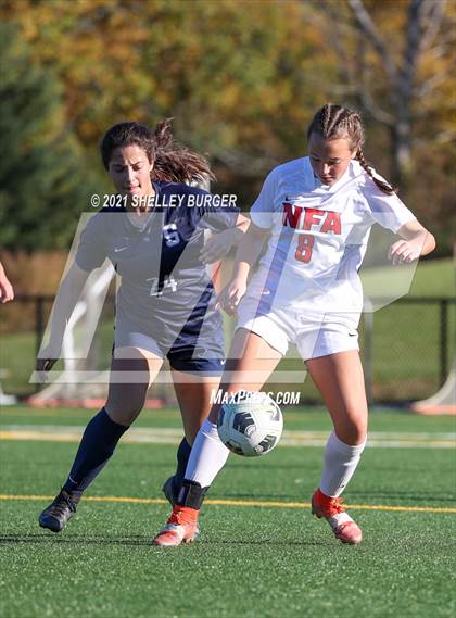 Thumbnail 2 in Norwich Free Academy @ Staples (CIAC Class LL first round) photogallery.