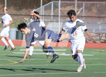 Thumbnail 2 in La Costa Canyon vs. Mission Hills (Grossmont Holiday Tournament) photogallery.