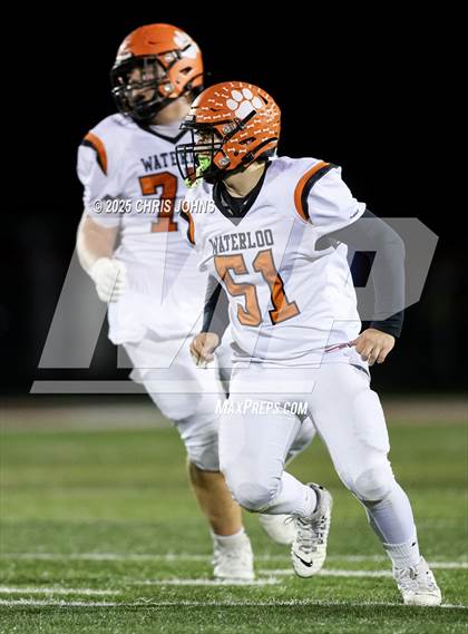 Thumbnail 3 in Waterloo vs Mt. Zion (IHSA 4A First Round) photogallery.