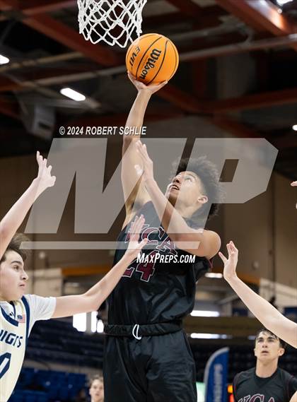 Thumbnail 3 in Stone Ridge Christian vs. Valley Christian (CIF SJS D6 Final) photogallery.