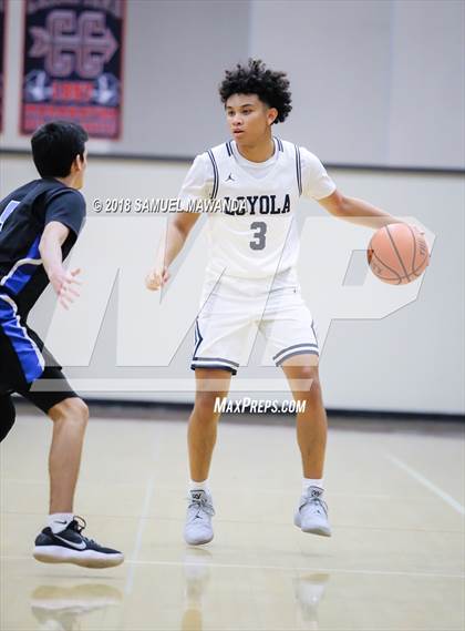 Thumbnail 2 in El Camino Real vs Loyola (17th Annual Rose City Round ball Classic) photogallery.