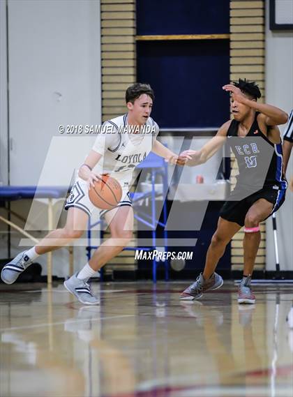 Thumbnail 2 in El Camino Real vs Loyola (17th Annual Rose City Round ball Classic) photogallery.