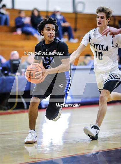Thumbnail 2 in El Camino Real vs Loyola (17th Annual Rose City Round ball Classic) photogallery.