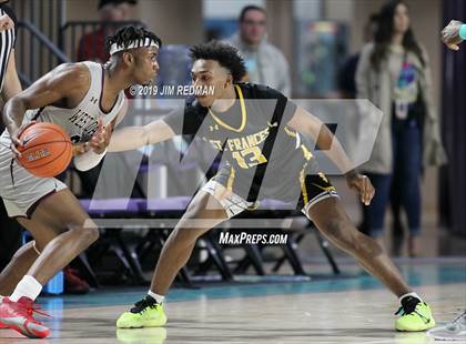Thumbnail 1 in St. Frances Academy vs. West Oaks Academy (City of Palms Classic) photogallery.