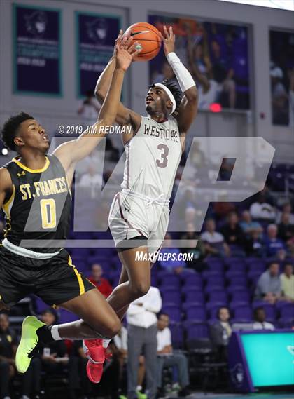 Thumbnail 3 in St. Frances Academy vs. West Oaks Academy (City of Palms Classic) photogallery.