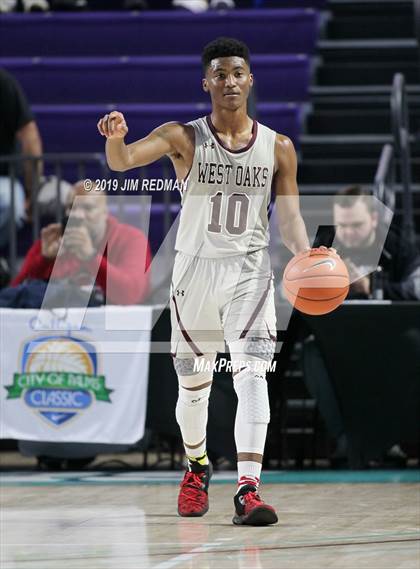 Thumbnail 2 in St. Frances Academy vs. West Oaks Academy (City of Palms Classic) photogallery.