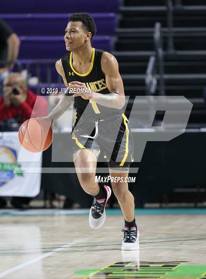 Thumbnail 1 in St. Frances Academy vs. West Oaks Academy (City of Palms Classic) photogallery.