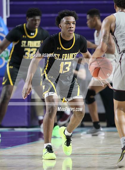 Thumbnail 2 in St. Frances Academy vs. West Oaks Academy (City of Palms Classic) photogallery.