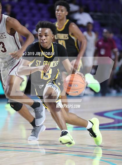 Thumbnail 2 in St. Frances Academy vs. West Oaks Academy (City of Palms Classic) photogallery.