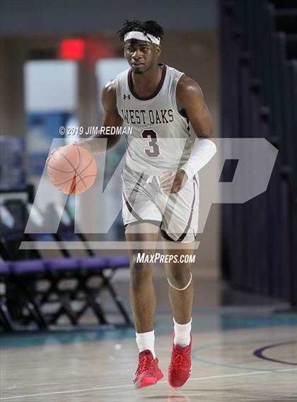 Thumbnail 1 in St. Frances Academy vs. West Oaks Academy (City of Palms Classic) photogallery.