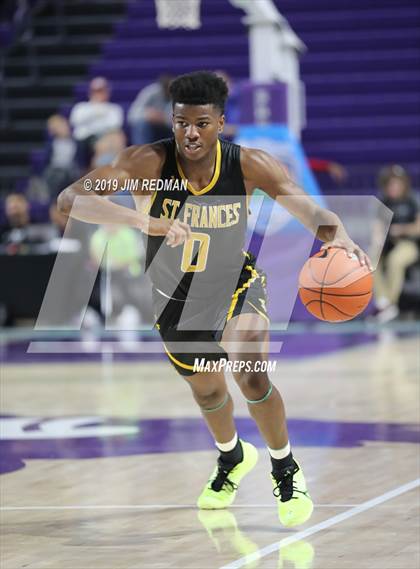 Thumbnail 2 in St. Frances Academy vs. West Oaks Academy (City of Palms Classic) photogallery.