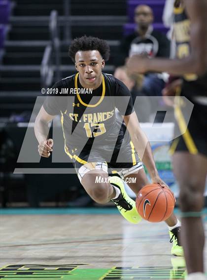Thumbnail 1 in St. Frances Academy vs. West Oaks Academy (City of Palms Classic) photogallery.