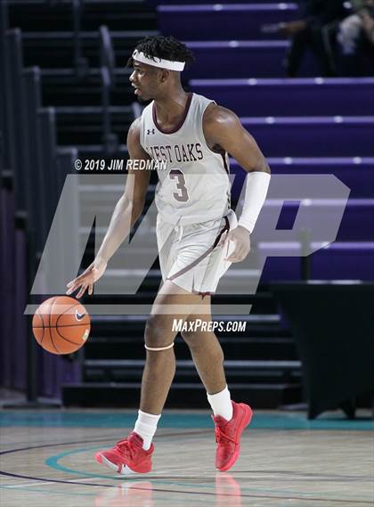 Thumbnail 2 in St. Frances Academy vs. West Oaks Academy (City of Palms Classic) photogallery.