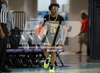 Thumbnail 1 in St. Frances Academy vs. West Oaks Academy (City of Palms Classic) photogallery.