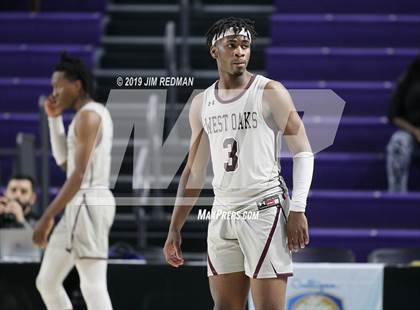 Thumbnail 1 in St. Frances Academy vs. West Oaks Academy (City of Palms Classic) photogallery.