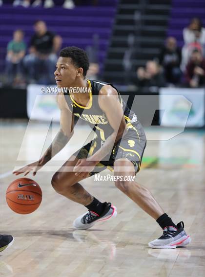 Thumbnail 1 in St. Frances Academy vs. West Oaks Academy (City of Palms Classic) photogallery.