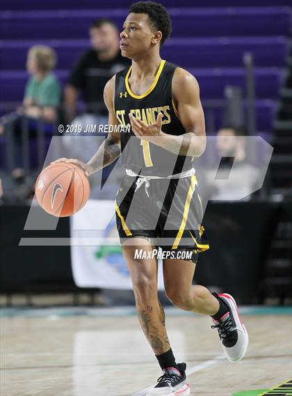 Thumbnail 2 in St. Frances Academy vs. West Oaks Academy (City of Palms Classic) photogallery.