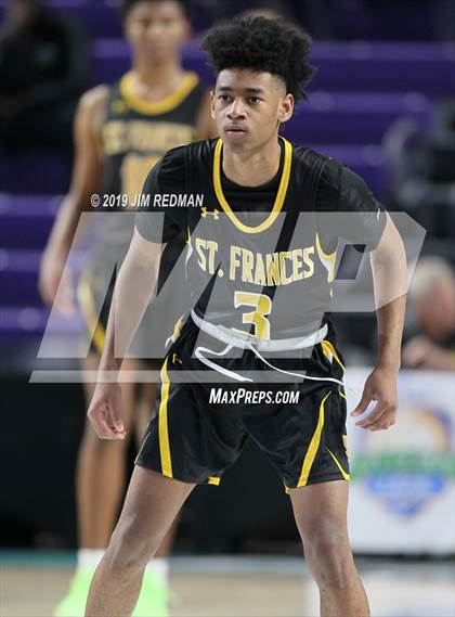 Thumbnail 1 in St. Frances Academy vs. West Oaks Academy (City of Palms Classic) photogallery.