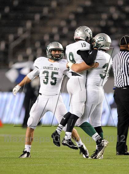 Thumbnail 3 in Granite Bay vs. Long Beach Poly (CIF State D1 Final) photogallery.