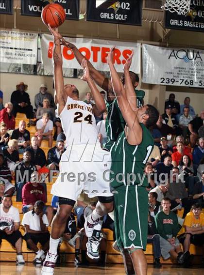 Thumbnail 3 in Christ the King vs Christ School (City of Palms Classic) photogallery.