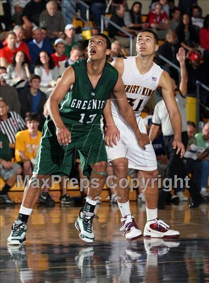 Thumbnail 1 in Christ the King vs Christ School (City of Palms Classic) photogallery.