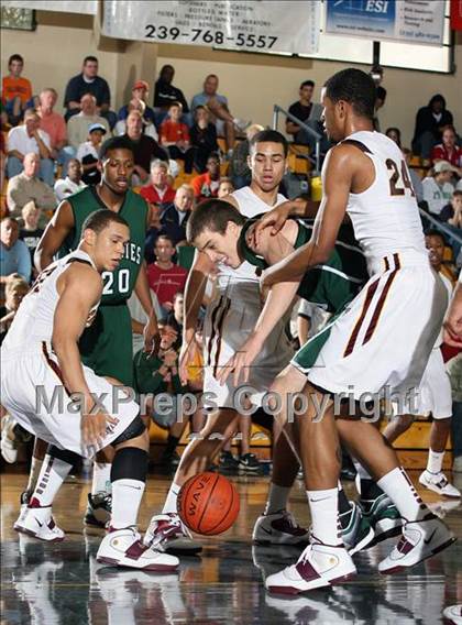 Thumbnail 2 in Christ the King vs Christ School (City of Palms Classic) photogallery.