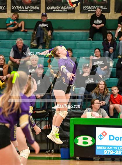 Thumbnail 1 in D'Hanis vs Round Top-Carmine (UIL Volleyball 1A Region III Semifinal) photogallery.
