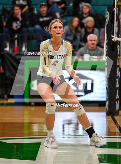 Thumbnail 3 in D'Hanis vs Round Top-Carmine (UIL Volleyball 1A Region III Semifinal) photogallery.