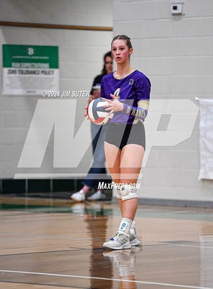 Thumbnail 3 in D'Hanis vs Round Top-Carmine (UIL Volleyball 1A Region III Semifinal) photogallery.