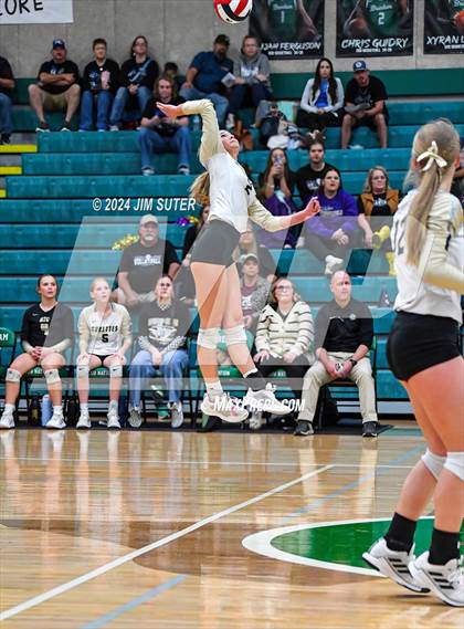 Thumbnail 1 in D'Hanis vs Round Top-Carmine (UIL Volleyball 1A Region III Semifinal) photogallery.