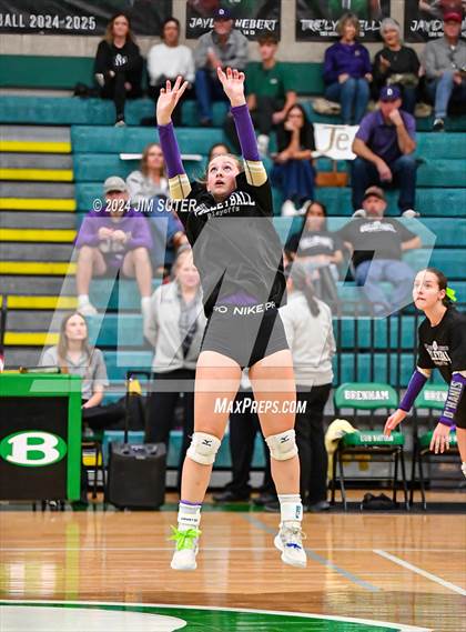 Thumbnail 1 in D'Hanis vs Round Top-Carmine (UIL Volleyball 1A Region III Semifinal) photogallery.
