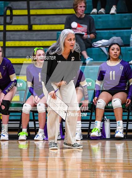 Thumbnail 2 in D'Hanis vs Round Top-Carmine (UIL Volleyball 1A Region III Semifinal) photogallery.