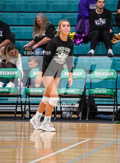 Thumbnail 2 in D'Hanis vs Round Top-Carmine (UIL Volleyball 1A Region III Semifinal) photogallery.