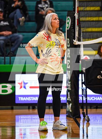 Thumbnail 3 in D'Hanis vs Round Top-Carmine (UIL Volleyball 1A Region III Semifinal) photogallery.